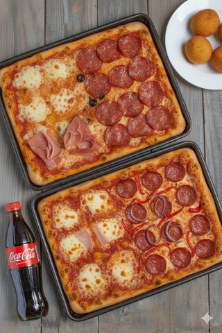 2 Teglia 4 gusti a scelta, 6 supplì e 1 bibita grande