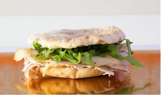 Puccia porchetta style