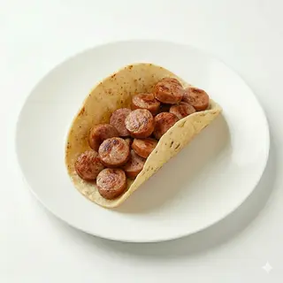 Taco de salchichas