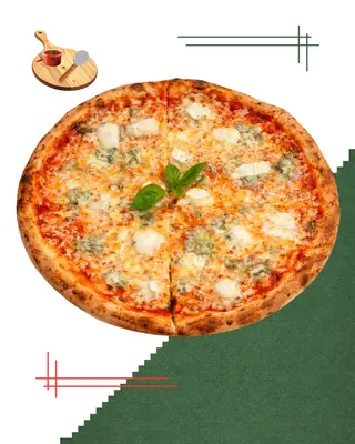 Pizza 4 Formaggi (33 Cm.)