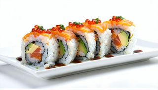 172. Black sake roll