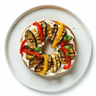 Veggie bagel