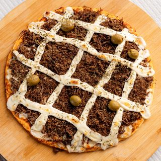 Pizza de Carne Seca com Catupiry