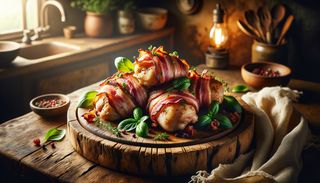 Pulpe dezosate în bacon