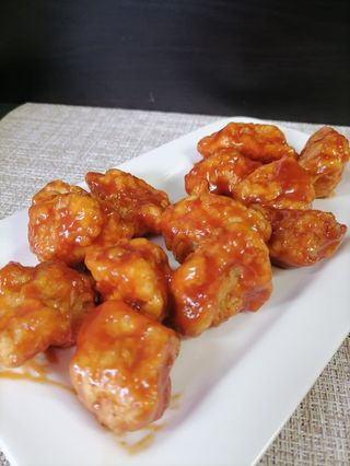 Пилешки късчета в барбекю сос (270гр)