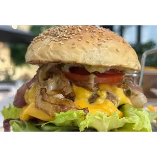 Robot Beef  Burger