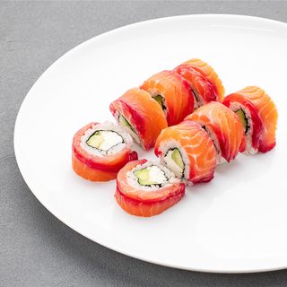 Philadelphia z łososiem gravlax 