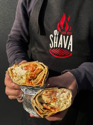 Шаурма З лососем 