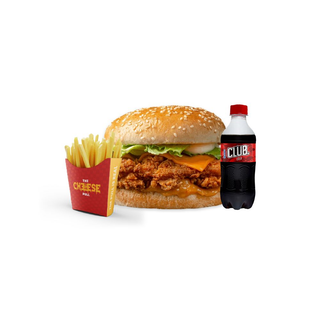Cheesy Chicken Burger