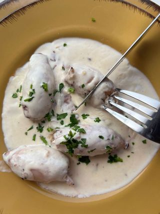 Lulas recheadas à portuguesa