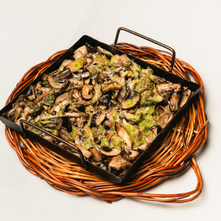 Barreja de bolets al forn