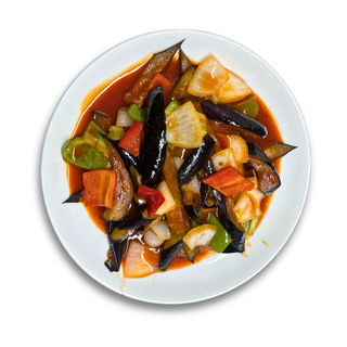 баклажаны в кисло-остром соусе (250 гр.)