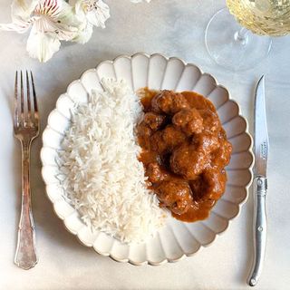 Albóndigas con Arroz