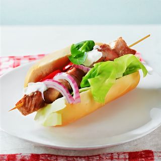 Menu Sandwich Brochettes De Foie + Frites Maison + Boisson