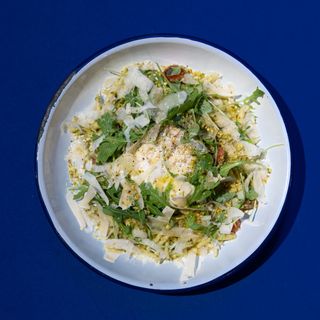 PASTA AL PESTO AMB BURRATA