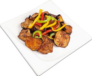 Салат "Жареные баклажаны"