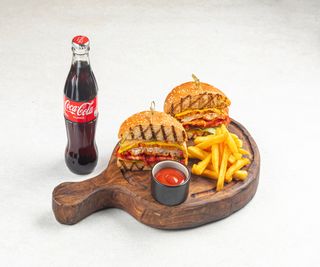 Комбо бургер куриный