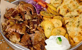 Portie mare gyros porc..