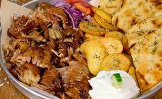 Portie mare gyros porc..