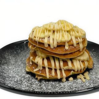 Panqueca de Banana e Kinder Bueno