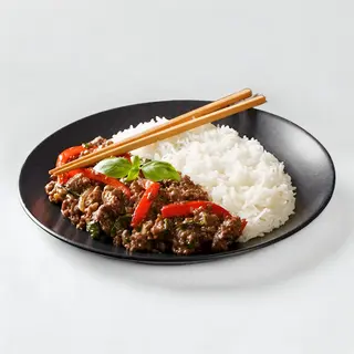 Wok Bœuf Basilic