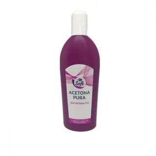 Acetona Pura Carrefour Soft 200 Ml.