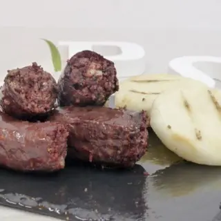 Morcilla Con Arepa