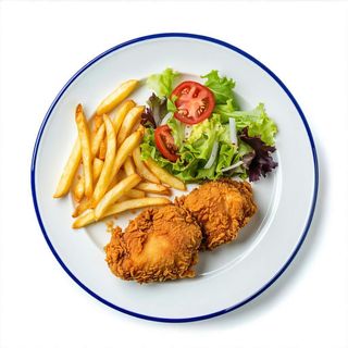 Plato Menú Pollo Crujiente