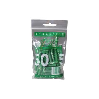 Filtry Węglowe Purize Xtra‑slim 50szt. Zielone