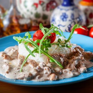 Հավի կրծքամիս ընկույզով 