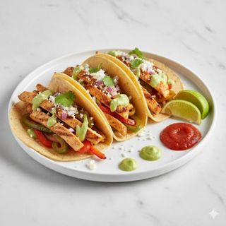 Chicken Fajitas Mex Tacos