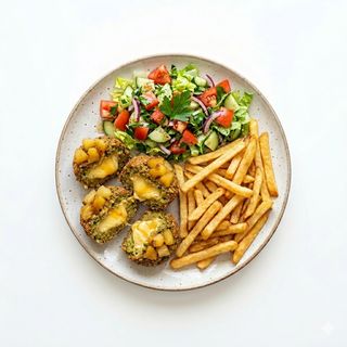 Asia Falafel (4 Uds.) Con Queso Y Piña