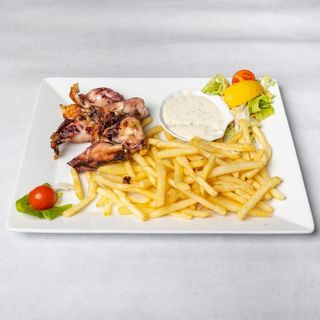 Lignje punjene šunkom i sirom