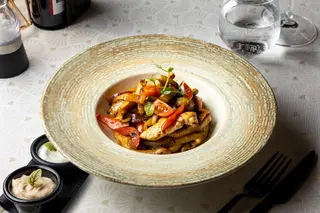 Wok de pui cu legume