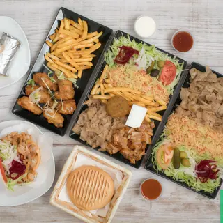 Plato Kebab Carne Mixta