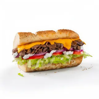 Bistec y Queso (15 cm.)