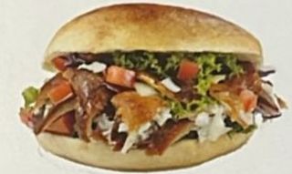 Panino grande kebab singolo