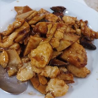 46. Pollo Bambú Y Setas Chinas