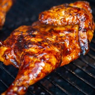 Medio Pollo A La Barbacoa