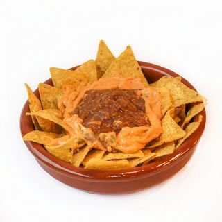 Nachos Con Pulled Pork Y Salsa De Queso