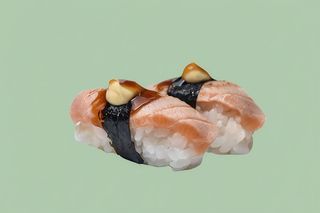 Nigiri Salmone aburi
