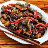 Chili Tofu with Eggplant