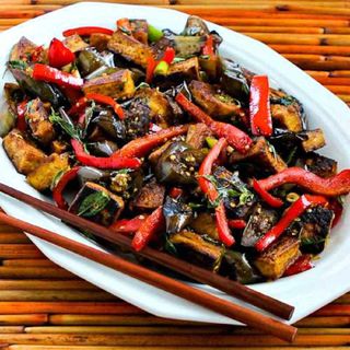 Chili Tofu with Eggplant