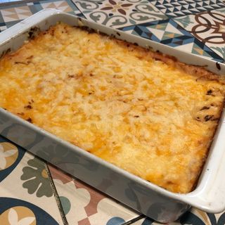 Lasaña de carne y verduras