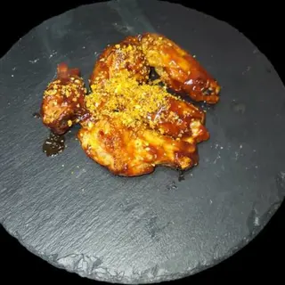 Alitas Fritas en Salsa Barbacoa