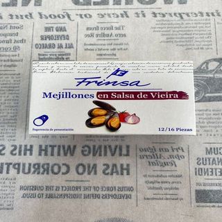 Mejillones En Salsa De Vieira 12/16 Frinsa