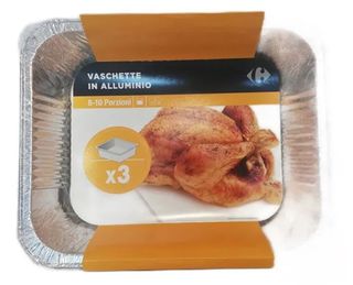 Bandejas De Aluminio Para Cocinar Carrefour Pack 3 Uds