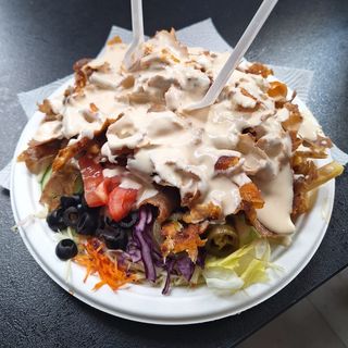 Kebab na talerzu