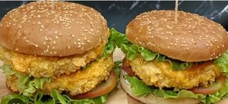 Hamburguesa  Crujiente De Pollo