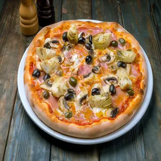 pizza cuatro estaciones (mediana)